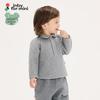 JNBY Unisex Infant Toddler Autumn Turn-Down Collar Sweatshirt