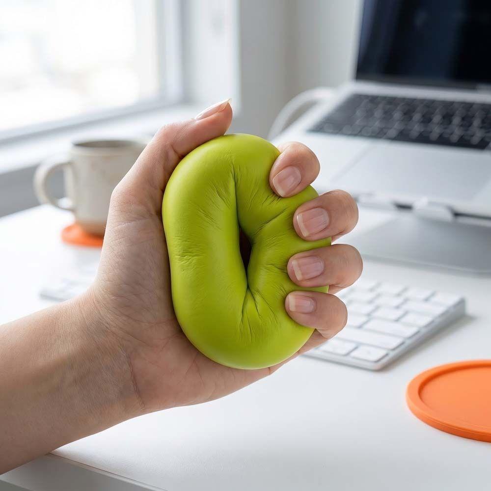 Creative Donut Bread Squishy Toy Super Soft Kneading Donut Squeeze Toy Handmade Hand Relax Slow Rebound Squeeze Toy