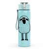 1PC Simple Standing Sheep Cartoon Print 750ml Color Plastic Sports Water Bottle Leakproof Flip Straw Lid Suitable for Sports Office Home Use