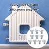 10pcs Steel Radiator Bleeding Keys Compact Radiator Bleed Keys Upgrades for Easy Heater Valve Control In Homes & Offices