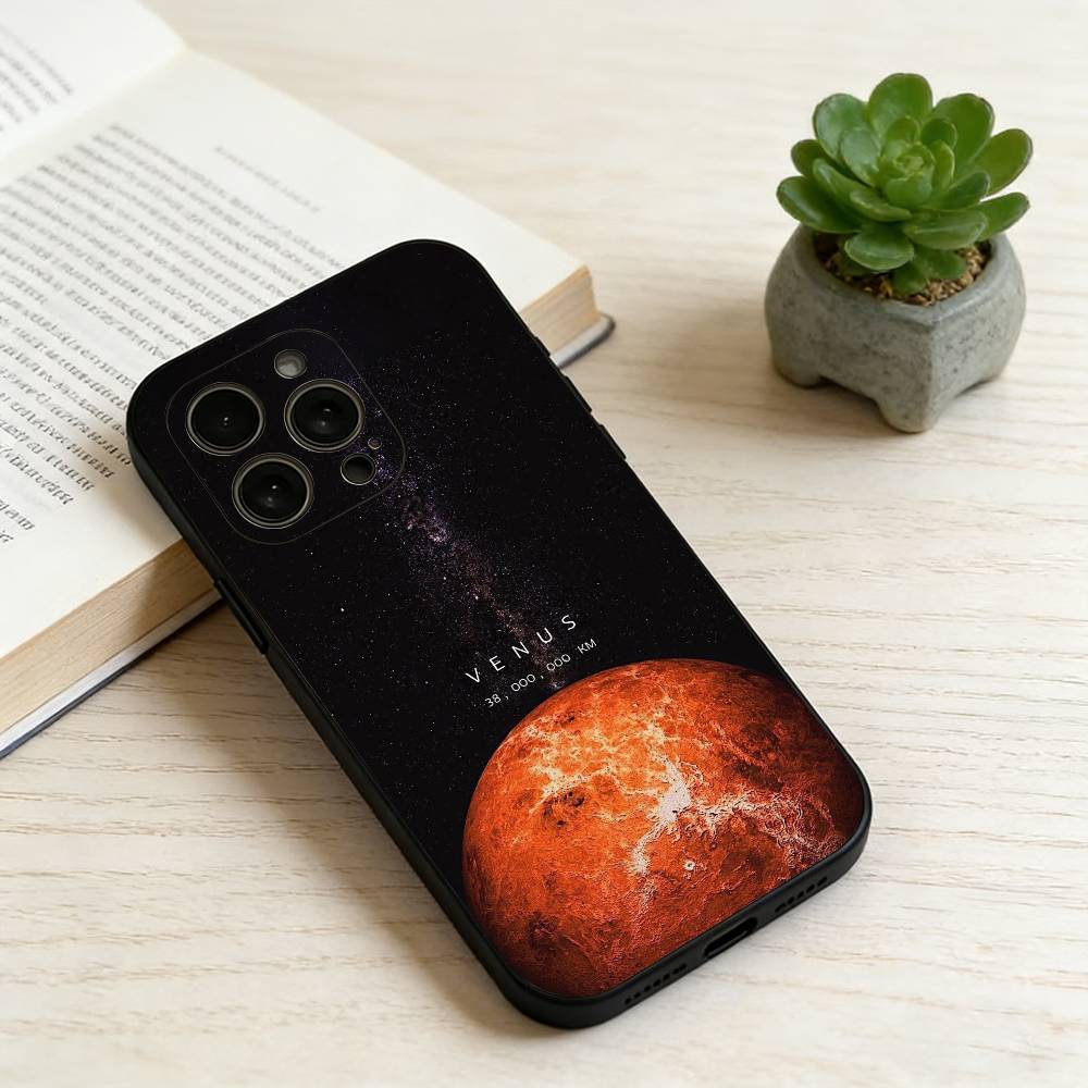 

The eight planets in space Phone Case Silicone Soft For IPhone 17 16 15 14 13 12 11 X XR Plus Pro Max Plus iPhone11PROMAX