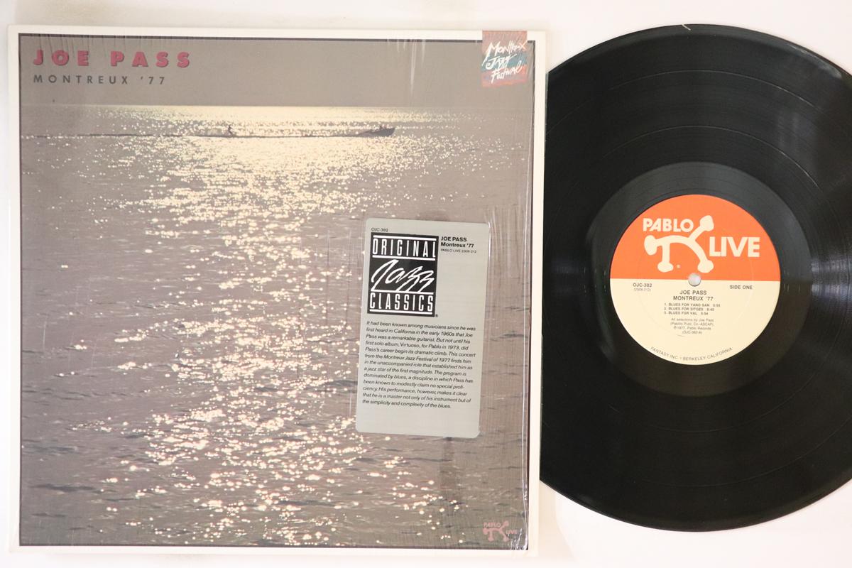 

LP Record JOE PASS Montreux 77 OJC382 ORIGINAL JAZZ 1989 Germany Jazz Used