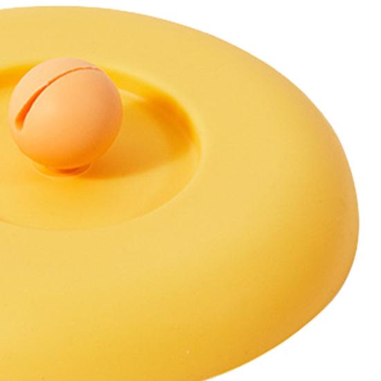 Silikon Kopplokk med Skjeholder Varmebestandig Støvdeksel Universell Rund Vannkoppforsegling for Kaffekopp