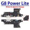 Usb Dock Charger Connector for Motorola Moto G6 G7 G8 Power Plus Play Lite Us Brazil Version Charging Board Module Flex Ports
