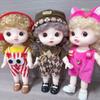 Cute 22cm Princess Girl Children's Set Toy Expression Doll Birthday Gift Dress Up Clothes