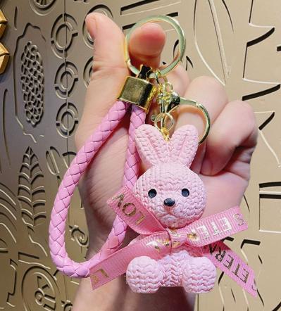 Cute Resin 3D Keychain Doll Pendant One Size