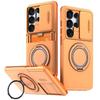WEFOR Robuuste Case voor Samsung Galaxy S26 S25 S24 S23 S22 Ultra met Kaarthouder Portemonnee Kickstand Schuif Camera Cover Schokbestendig