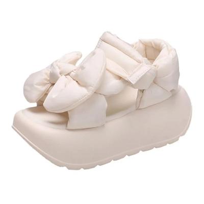 Moda 2025 Lato Damskie kawaii Buty Muffinki Modne Panie 7CM Gruba Podeszwa Sandały Codzienne Codzienne Buty Plażowe Damskie Buty Galaretkowe