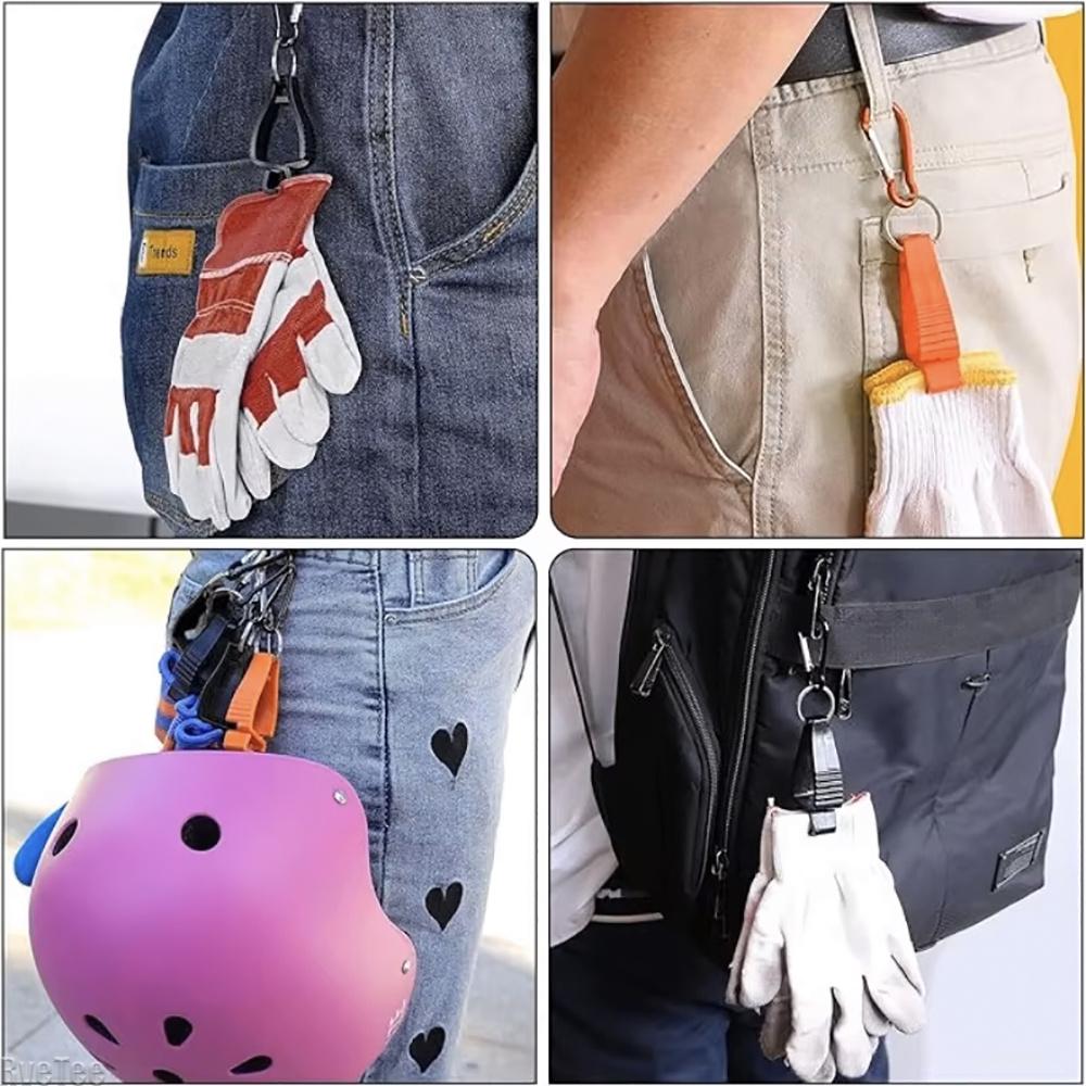 2/5 Stück Handschuhclip Haken Sicherheitshandschuhhalter Aluminiumlegierung Arbeits Handschuhe Clip Arbeitsklemme Sicherheit Arbeits Handschuh Schutz Zubehör