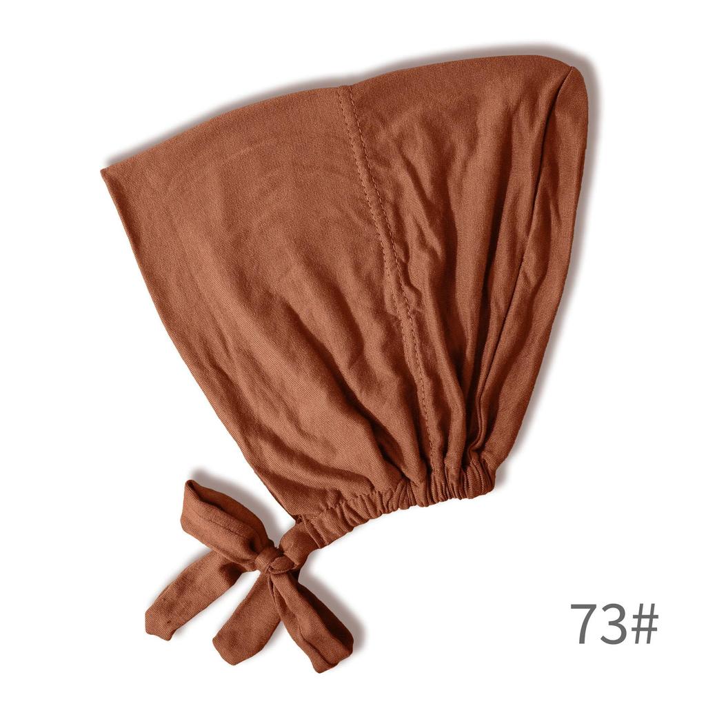 Premium Mercerized Cotton Adjustable Elastic Hair Cover Cap
