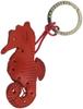 LA CUOIERIA Autentico Fatto a Seahorse P299 Portachiavi, Fatto a Mano, Pelle, Italia, Design,