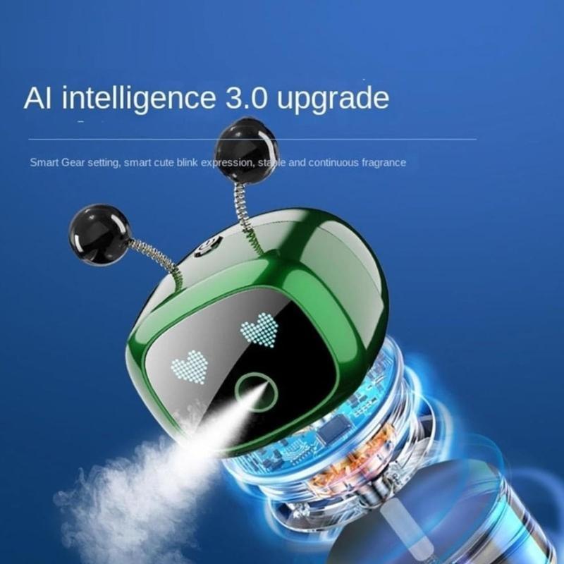 Y4UA Fashionable Robot Car Air Freshener intelligent Robot Car Air Freshener Scent Diffuser