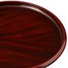 Nakanishi Koge Shigi Round Tray NS Black Ebony Grain Finish 30cm Made in Japan 2050051