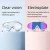 Swimming Goggles Big Frame Swimming Goggles Big Frame HD Wide View Anti-Fog UV Protection Swimming Goggles for Adults No Leaking