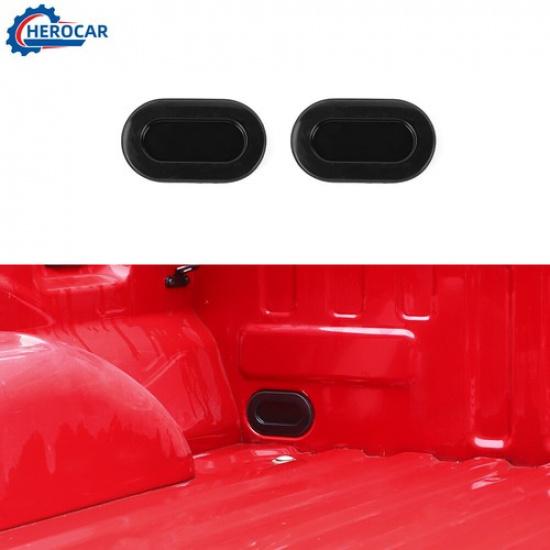2X Tail Cargo Trunk Truck Bed Oval Drain Plug Cover Caps Kit For Ford F150 2015+