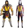 Mortal Kombat Scorpioncosplay Costume With Lycra Fabric For Game Fans