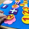Non-Toxic Children Early Education Enlightenment Cognitive Mathematics Busy Board Felt Board Montessori Toys Math For Kids Toys Gifts