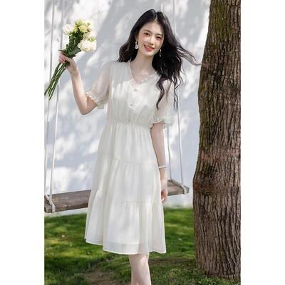 Moka Na Urban Casual Short Sleeve Midi Dress MKNJD3680
