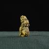 Antique Copper Chinese Mythical Beast Pixiu Miniature Figurines 1 pcs Ornaments Brass Lucky Animal Be safe Desktop Decorations
