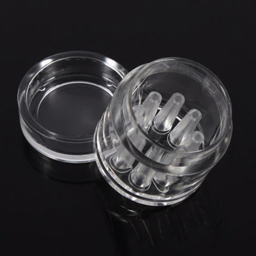 Planarienfalle Fangfalle Egel Fänger Aquarienzubehör Klare Acryl Planarienfallen 8 Löcher für Zwerggarnelen für T