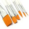 6x Professional Painting Brushes Set Acrylic Oil Watercolor Artist Paint Brush