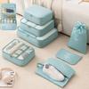 8Pcs Large Capacity Travel Organizer Set Foldable Portable Wardrobe Luggage Storage Bags  Shoes