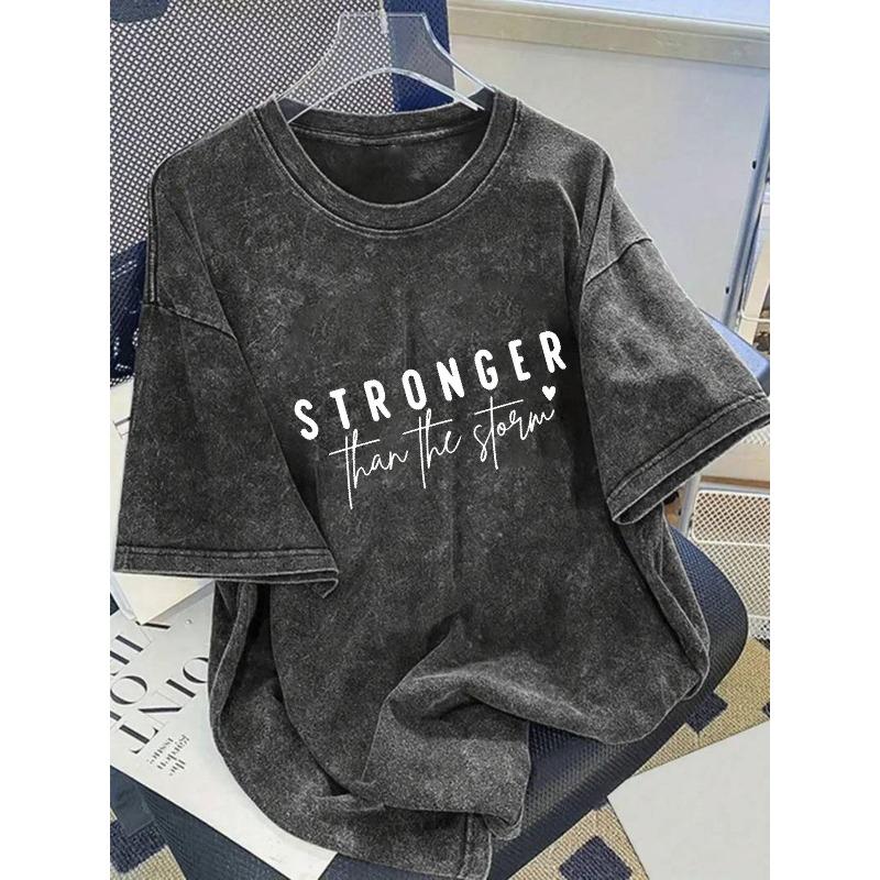 Retro Trend Men s Fashionable T-shirt,Heavyweight Washed T-shirt, 100% Pure Cotton, American Street-style Distressed Men s Top, Round-neck Loose S чёрный