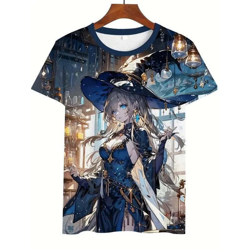 New Anime 3D Printing T-Shirts Summer Men Women Short Sleeve Round Neck T Shirt