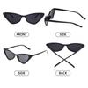 Hot  UV400 Sunglasses for Women Cat Eye Retro Sunglasses Trendy Vintage Small Frame Eyewear Fashion Streetwear Accessories