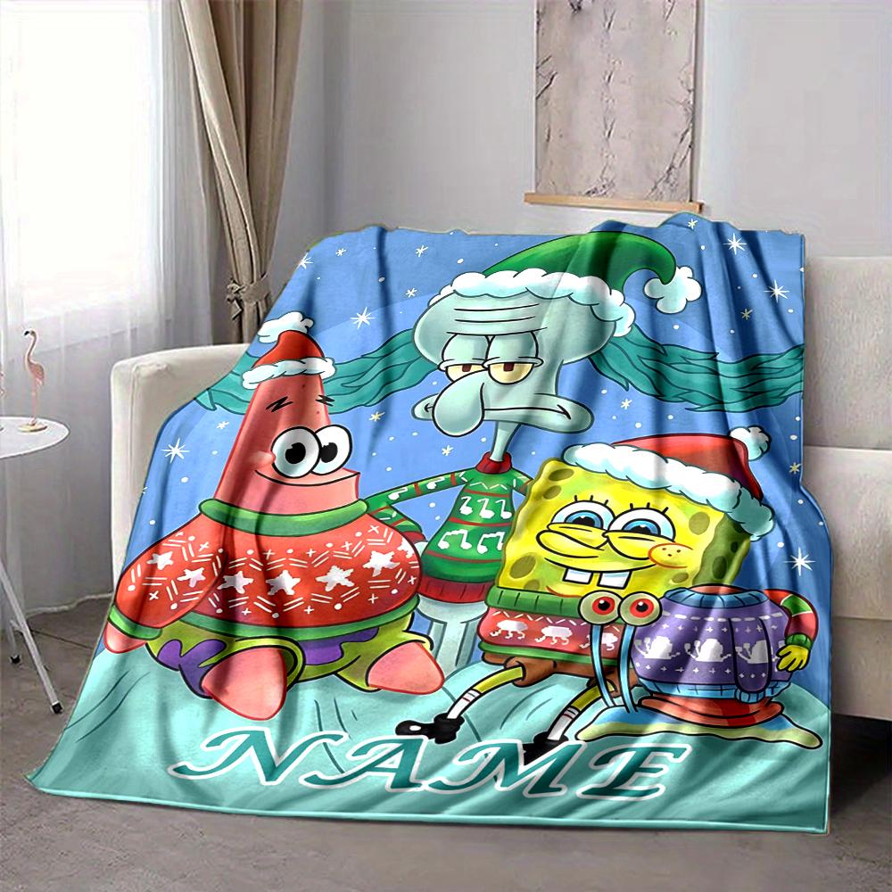 Custom 1pc Christmas Friends Winter Wonderland Blanket, Soft And Comfortable Blanket, Casual Warm, Camping Travel Blanket, Birthday Gift Q913167