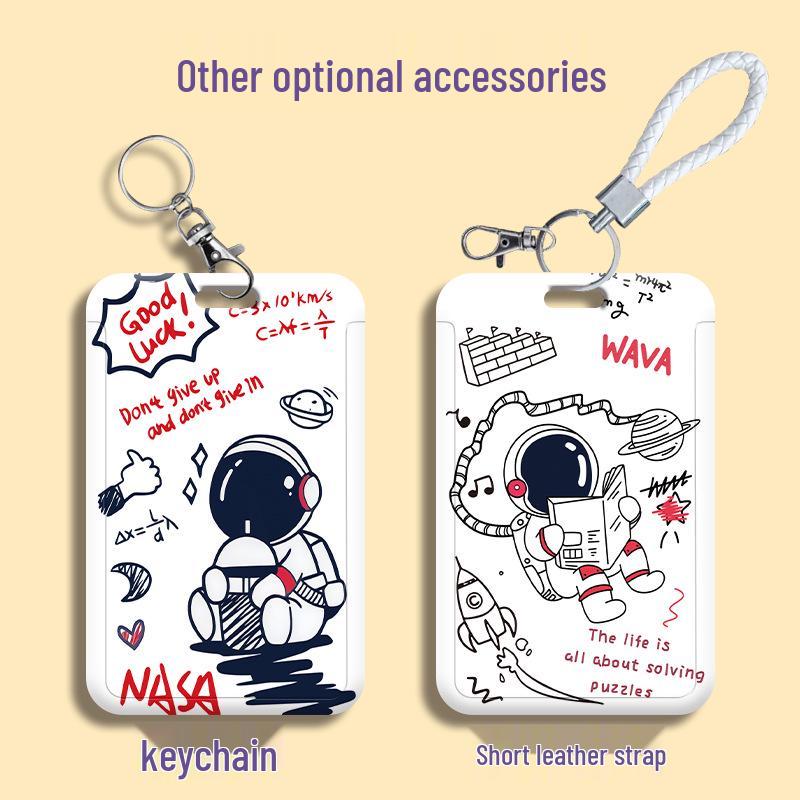 Retractable Lanyard ID Holder for Toddlers – Cute Student Card & Bus/Meal Pass Holder
