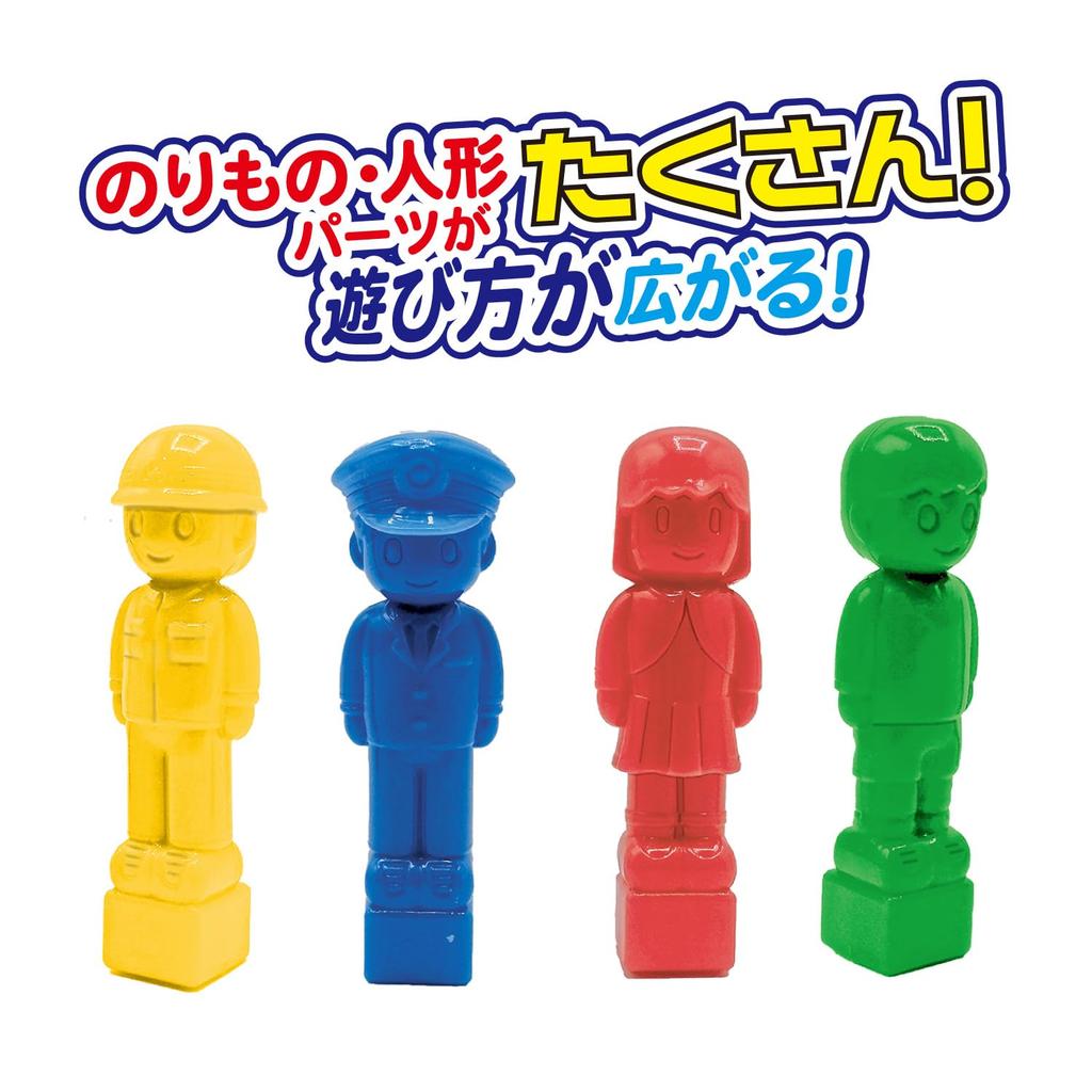 Gakken New Block Vehicle Set DX (Ages 2 and Up) 30 Types, 224 Parts, 83779