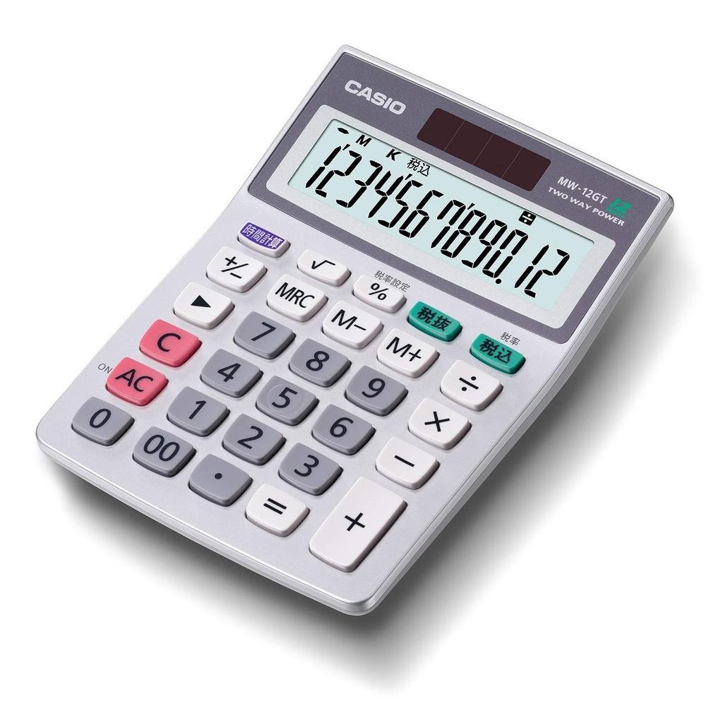 Casio Green Purchasing Law Compliant Calculator 12 Digits Mini Just Type MW-12GT-N Eco Mark Certified