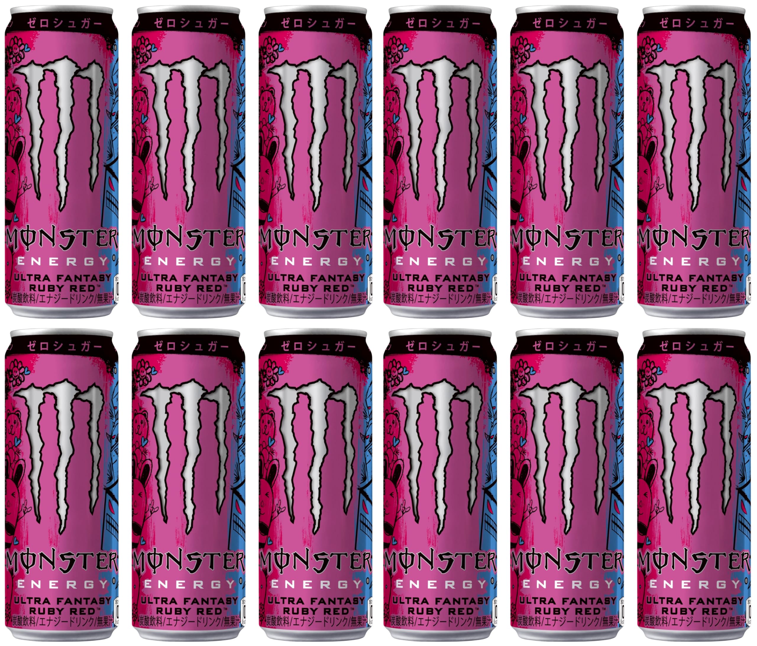 

Monster Asahi Ultra Fantasy Рубиново-красный 355 мл x 12 бутылок [Энергетический напиток] [0 калорий] [Эксклюзив Amazon.co.jp]