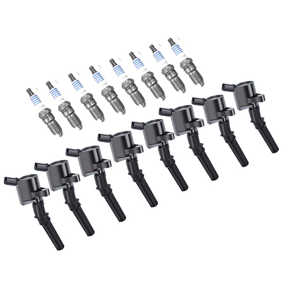 8-Piece Ignition Coil DG508 & Spark Plug Set SP413 for Ford F-150 Mustang