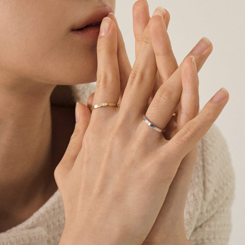 

LOVEMBER [silver 925] Basic LVM R SILVER