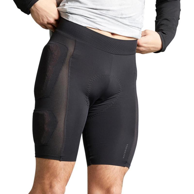 

DECATHLON Защита для горного велосипеда для бездорожья - Спорт на открытом воздухе Дышащие велосипедные брюки мужские черные L чёрный