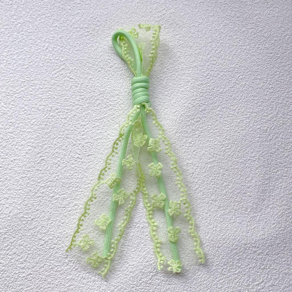 Lace Keychain Braided Rope Charm Pendant Keyring  Simple All-Matching Bag Decoration Jewelry Accessories