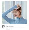 Women's Long-Sleeve Yoga Jacket & High-Waist Pants Set - Nude Peach