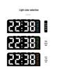 Ceas digital LED transfrontalier GH8033: Afișaj mare, dată, alarmă multifuncțională și lumină de atmosferă