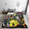 Z-Zelda Legends Flannel Throw Blankets Cartoon Game Anime Blanket for Bed Office Warm Plush Thin Quilt