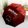 1pc Harry Potter Sorcerer's Stone Minimalist Poster Umbrella with Plastic Handle,Cartoon Pattern,Suitable for All Seasons Multi-functional Umbrella516