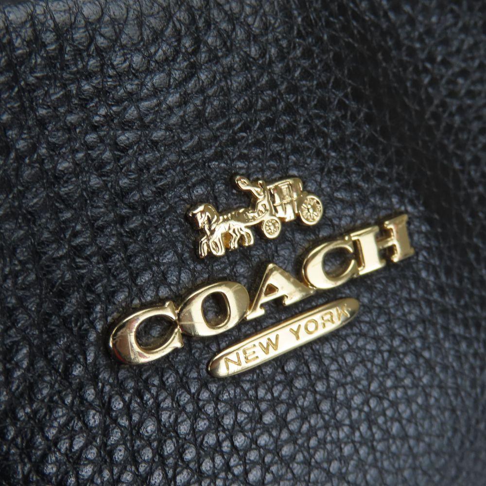 Used COACH Backpack Â· Daypack Signature 6495 PVC/leather Dark brown black Everyday use