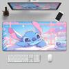 New Cute Wallpaper Stitch Mousepad Kawaii PC Keyboard Mouse Pad Laptop Gaming Accessories XXL Lockeage Non-slip Rubber Desk Mat