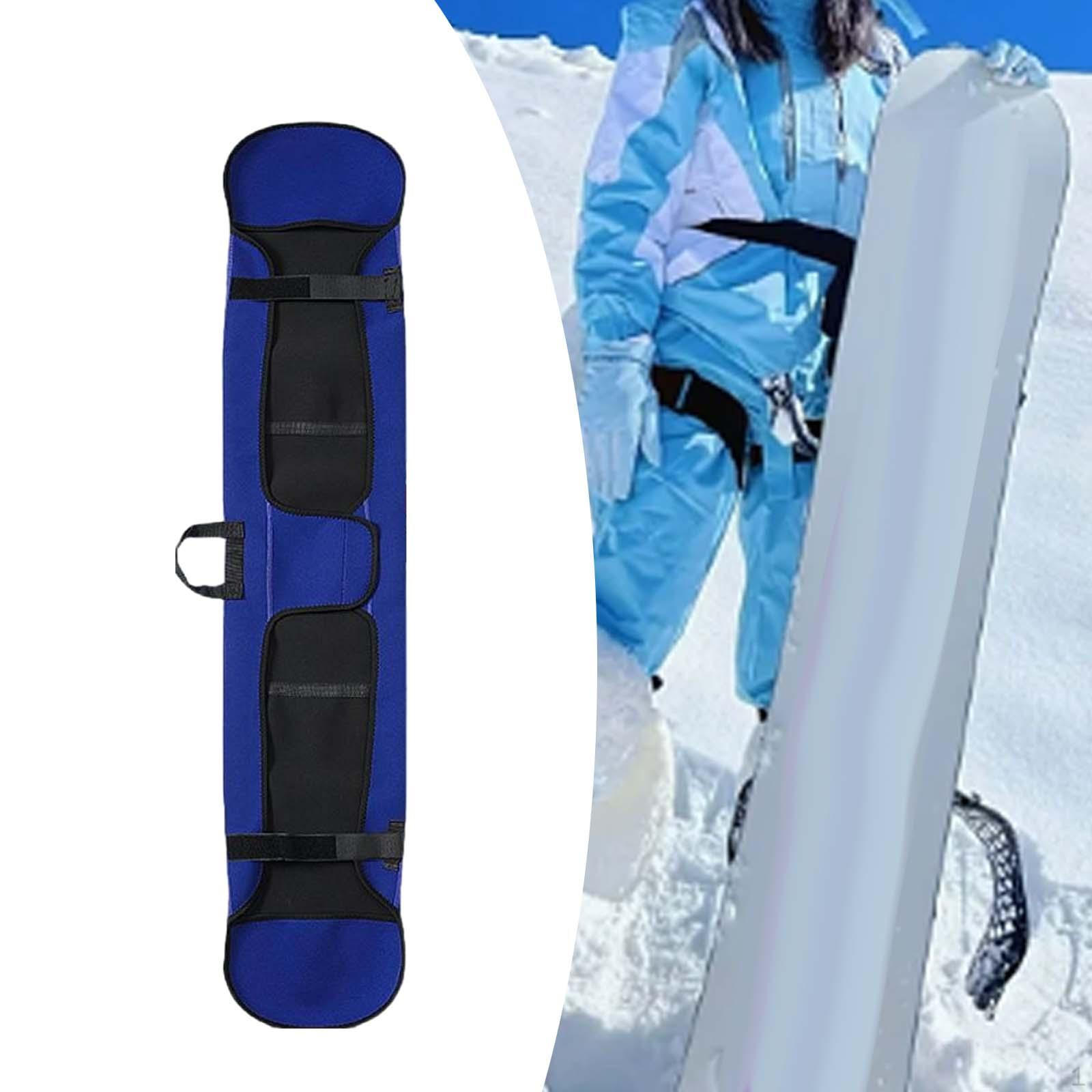 

Сумка для сноуборда с ручкой, портативное оборудование, мягкая защитная сумка для лыжных путешествий Dark Blue 136cmx26cm