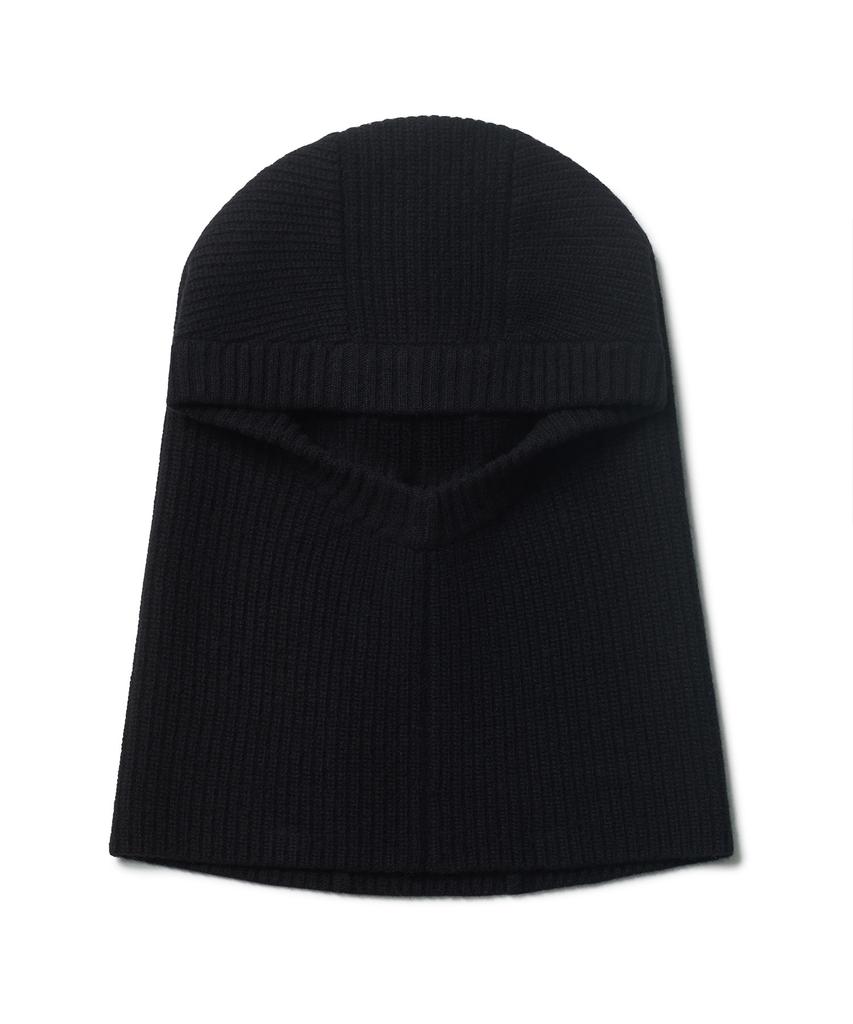 MUSINSA STANDARD Lambswool Oversized Knit Balaclava [Black]