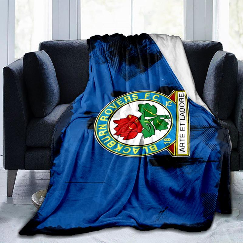 Rovers Crest Football Club Bedruckte Decken Weiche Flanelldecken für Sofa Bett Geschenke für Männer Frauen Picknickdecke Weihnachtsgeschenke