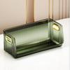 Desktop Storage Rack PET Transparent Stackable Modern Stylish Storage Box for Cup Makeup