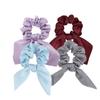 1/4pcs Women's  Bow Elastic Hair Band,Hair Bow for Girls, Ponytail, Headband, Rope Hair Accessories