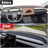 For Tesla Model Y Juniper Launch 2025 2026 EV Car Dashboard Cover trument Desk Sun Shade Anti-UV Carpet Mat Non-Slip Pad